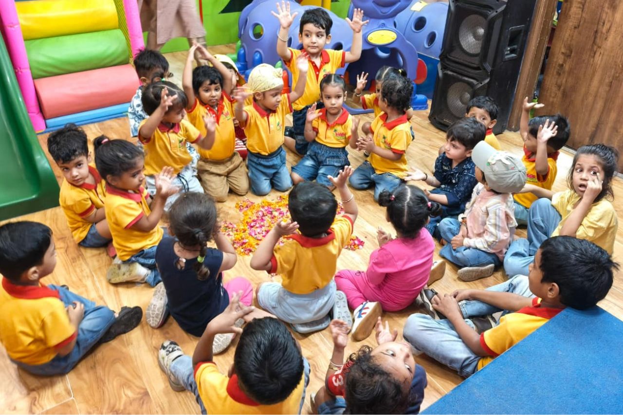 Creative Play activity in a welcoming early learning environment